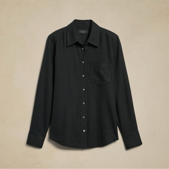 COPY - NWT Banana Republic Classic Linen Blend Shirt - Picture 4 of 4